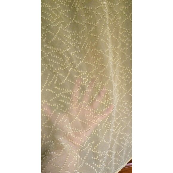 Est 1946 Women's Sheer Blouse Tunic Top Sunny Yellow Boho Spring Summer 18/20W - Picture 7 of 8